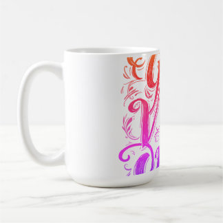 Nur gute Vibes Schrift Badge Kaffeetasse