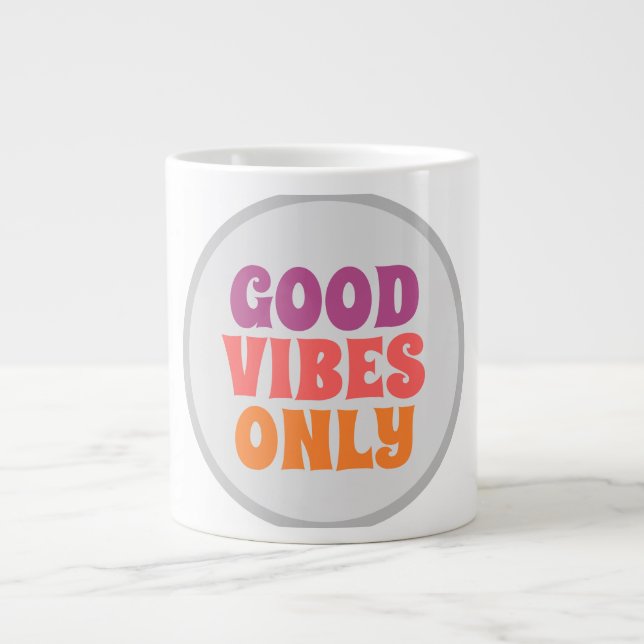 Nur gute Vibes Tasse (Vorderseite)