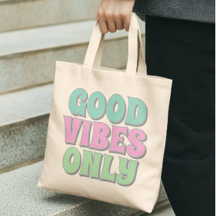 Nur gute Vibes Tragetasche