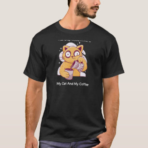 Nur Gutes In Mir Katze Kaffee Katze Mama Dame Koff T-Shirt