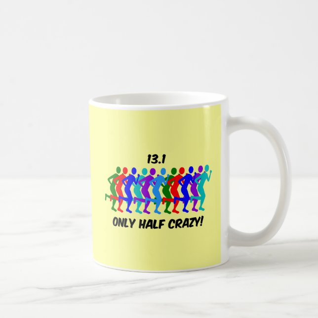 nur halb verrückt kaffeetasse (Rechts)
