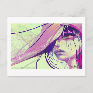 Nur halb verrückte Postkarte