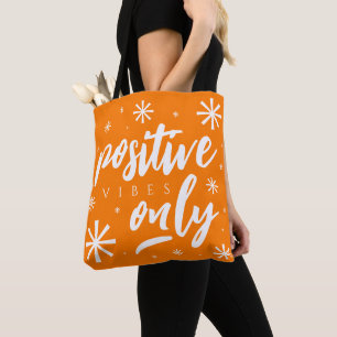 Nur handgeschriebene Upbeat Posiery Vibes Tasche