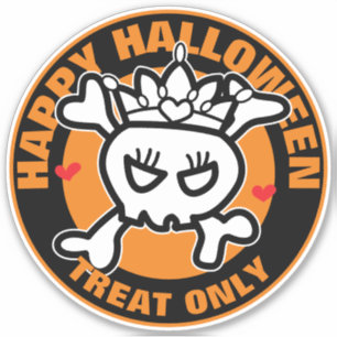 NUR HAPPY HALLOWEEN LECKEREI AUFKLEBER