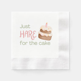 Nur "HASE" für die Kuchendessertserviette Serviette