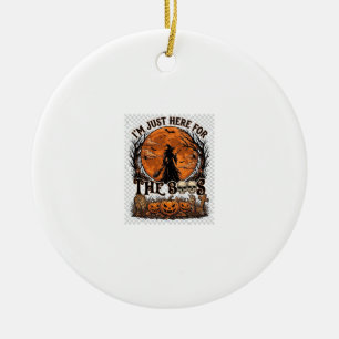Nur hier Boos Halloween Hexe Mond Kürbisse_1 Keramik Ornament