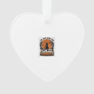 Nur hier Boos Halloween Hexe Mond Kürbisse_1 Ornament