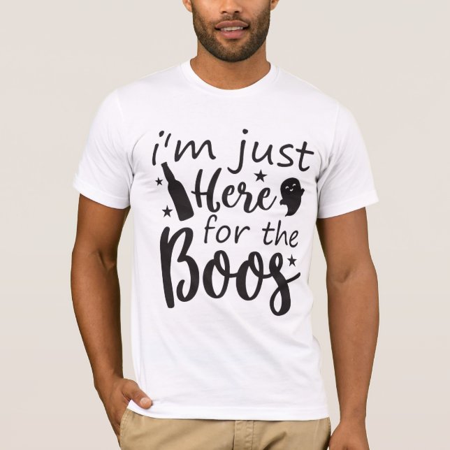 Nur hier für das Boos Halloween T-Shirt (Vorderseite)