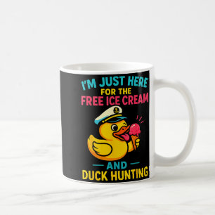 Nur hier für das Eis & Entenjagd Spaß Kaffeetasse