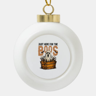 Nur hier für die Buh Halloween Keramik Kugel-Ornament