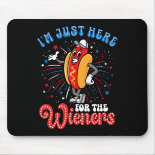 Nur hier für die Dackeln Firework Hot Dog 4. Mousepad