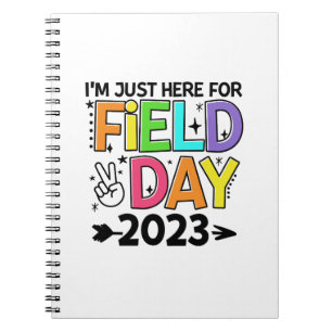 Nur hier für Field Day 2023 Friedenszeichen Lehrer Notizblock