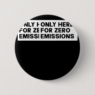 Nur hier für Null-Emissionen - Anti-Elon-Tesla-Eig Button