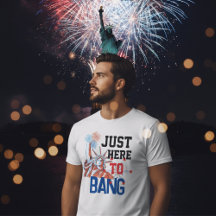 Nur hier, um Lady Liberty Feuerwerk Grafik