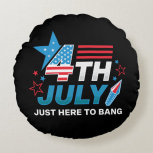 Nur hier zu Bang 4. Juli Rundes Kissen