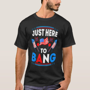 Nur hier zu Bang American Flag USA Feuerwerk 4. T-Shirt