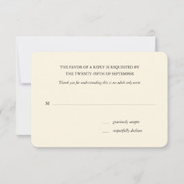 Nur Hochzeit für Erwachsene RSVP Karte