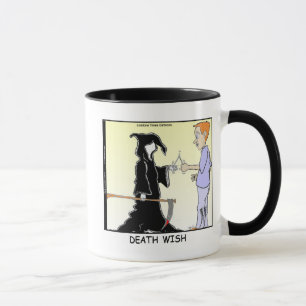 Nur Hühner fürchten den Sensenmann. Tasse