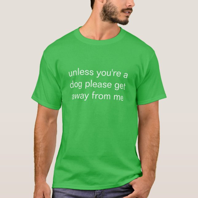 nur Hunde T-Shirt (Vorderseite)