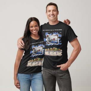 Nur in einem Schlamassel Bürohumor Dunkles T-Shi T-Shirt