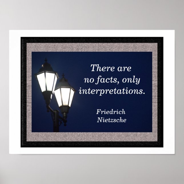 Nur Interpretationen - Art Print Poster (Vorne)