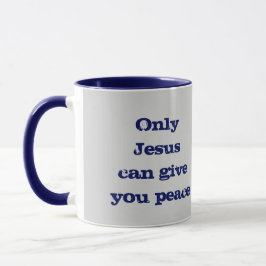 Nur Jesus kann Ihnen eine Christliche Botschaft ge Tasse