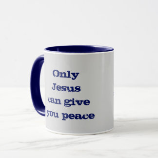 Nur Jesus kann Ihnen eine Christliche Botschaft ge Tasse