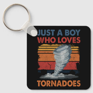 Nur Junge, die Lieben Tornado Art Weather Storm To Schlüsselanhänger