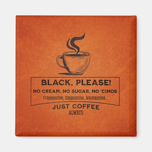 Nur Kaffee Magnet (Vorne)