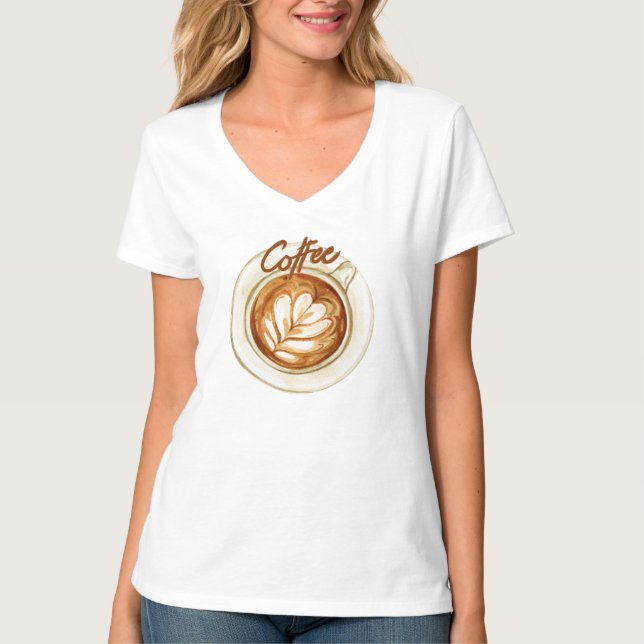 Nur Kaffee T-Shirt (Vorderseite)
