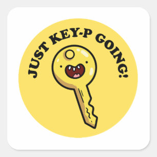 Nur Key-p lustige Niedlich Pun Sticker