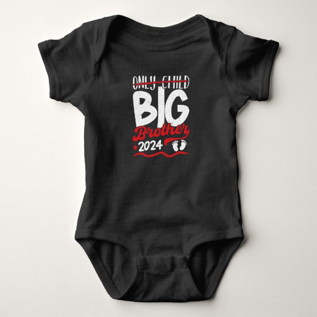 Nur Kind Big Brother 2024 befördert Big Brothe Baby Strampler (Vorderseite)