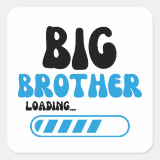 Nur Kind Big Brother 2024 Quadratischer Aufkleber