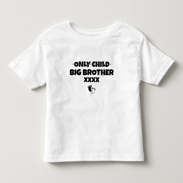 Nur Kind Big Brother Jahr Kleinkind T-shirt (Vorderseite)