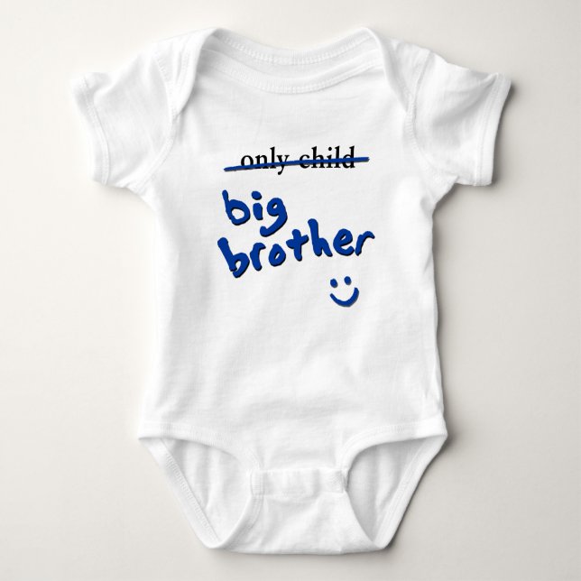 Nur Kind / Großer Bruder Baby Strampler (Vorderseite)