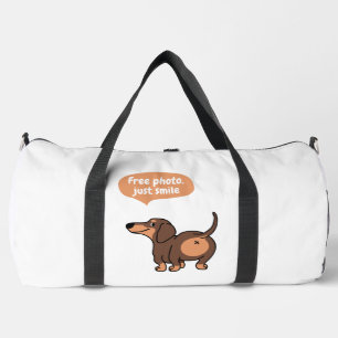 nur lächeln, gratis Foto Duffle Bag