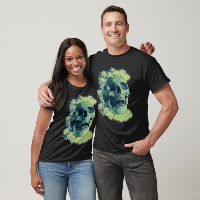 Nur lächeln T-Shirt (Unisex)