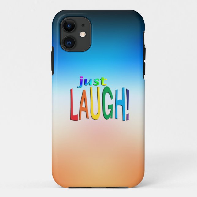 Nur lachen Case-Mate iPhone hülle (Rückseite)