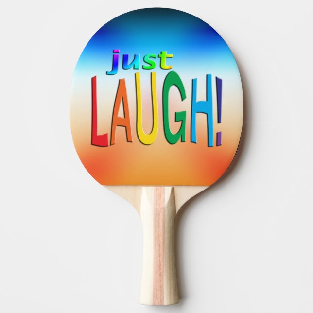 Nur lachen tischtennis schläger (Vorderseite)
