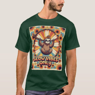 Nur langsame Beulen - rückwärts-Schlitzober T-Shirt
