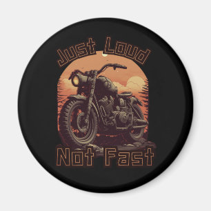 Nur lautes, nicht schnelles Motorrad, Chopper Magnet