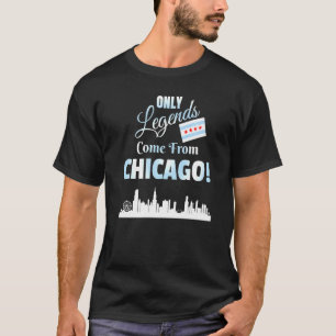 Nur Legionen kommen aus Chicago Skyline und T-Shirt