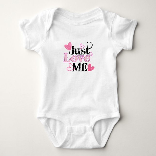 Nur Liebe, 02.w. Baby Strampler (Vorderseite)