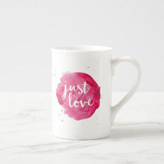 Nur Liebe Aquarell Fine Knochen China Tasse