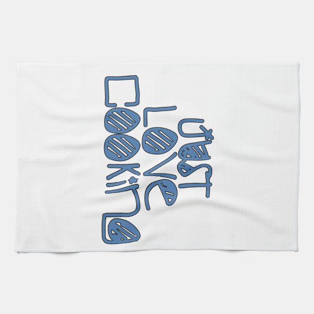Nur Liebe Kochen Geschirrtuch (Horizontal)