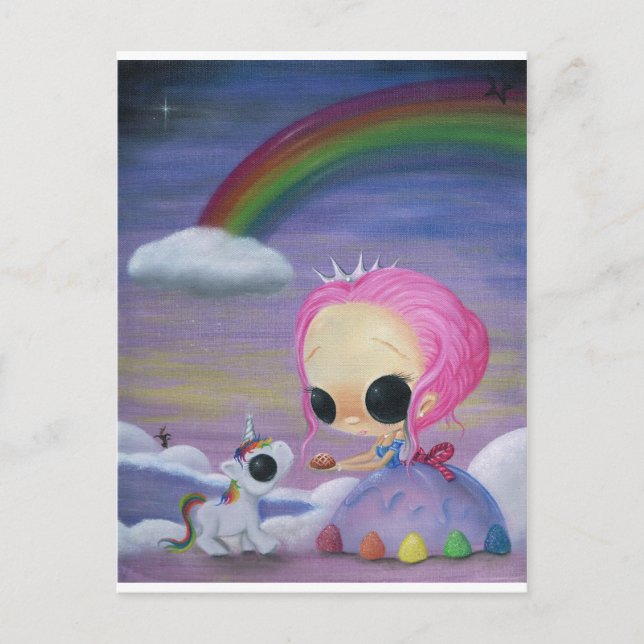 Nur Liebe und Lachen Postkarte (Vorderseite)