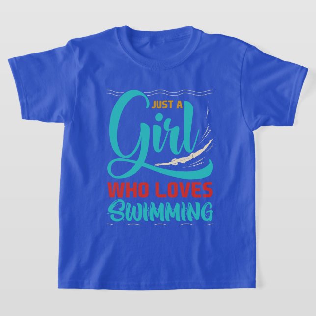 Nur Lieben schwimmen T-Shirt (Ablage )