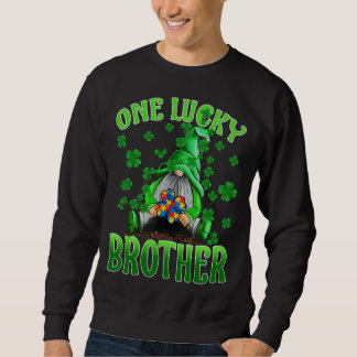 Nur Lucky Brother Gnomes Autism St Patrick's Day Sweatshirt