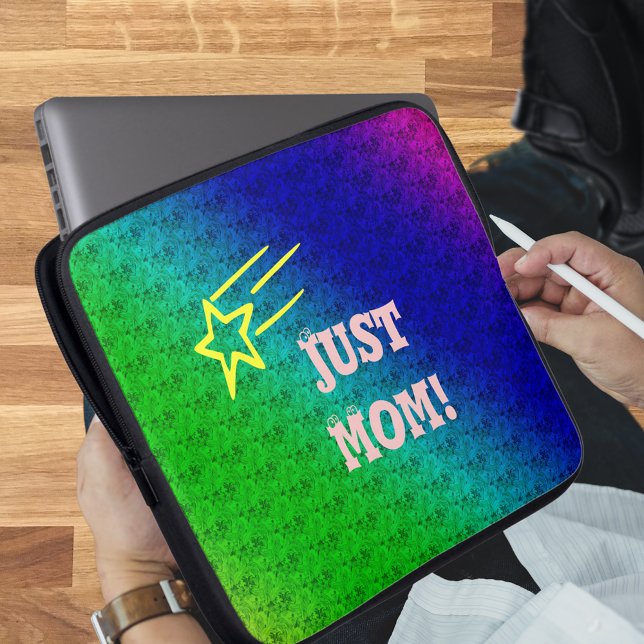 Nur Mama Superstar Laptopschutzhülle (Just Mom Superstar Laptop Sleeve)