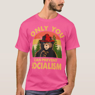 Nur man kann das Camping des Sozialismus verhinder T-Shirt